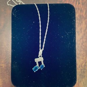 Kay Jewelers Blue stone music note 🎶